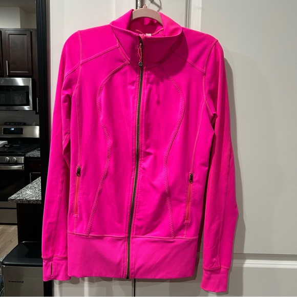 Lululemon Hot Pink Long Define Size 10 - Picture 1 of 6
